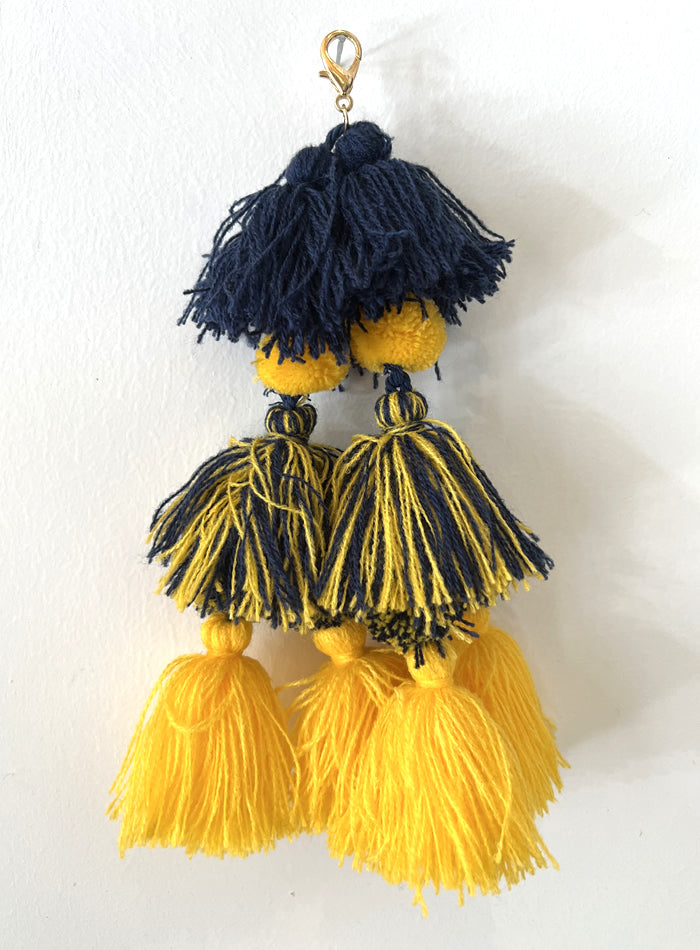 Tassel Navy / Yellow