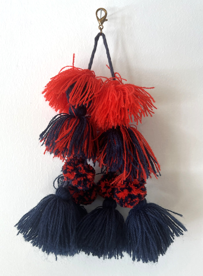 Tassel Red / Navy