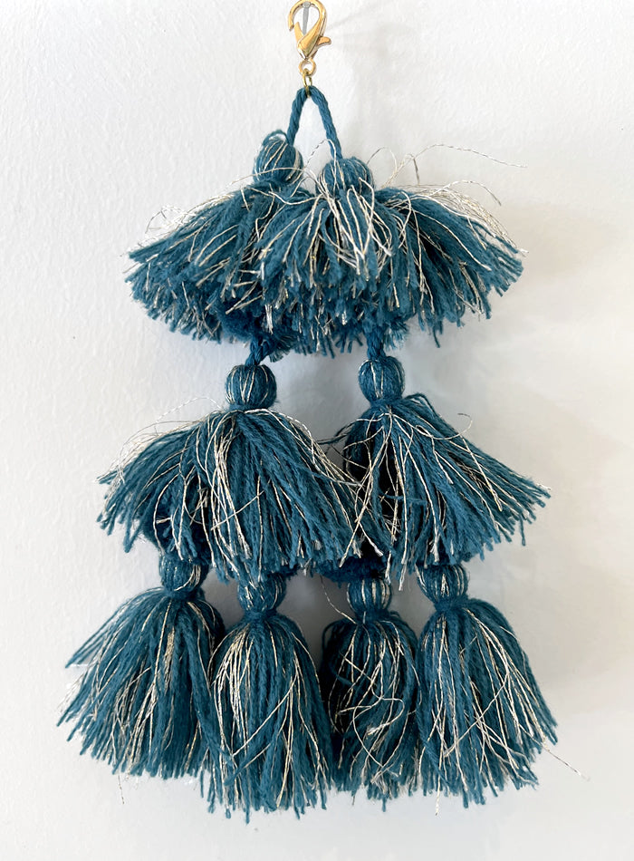Tassel Teal / Gold