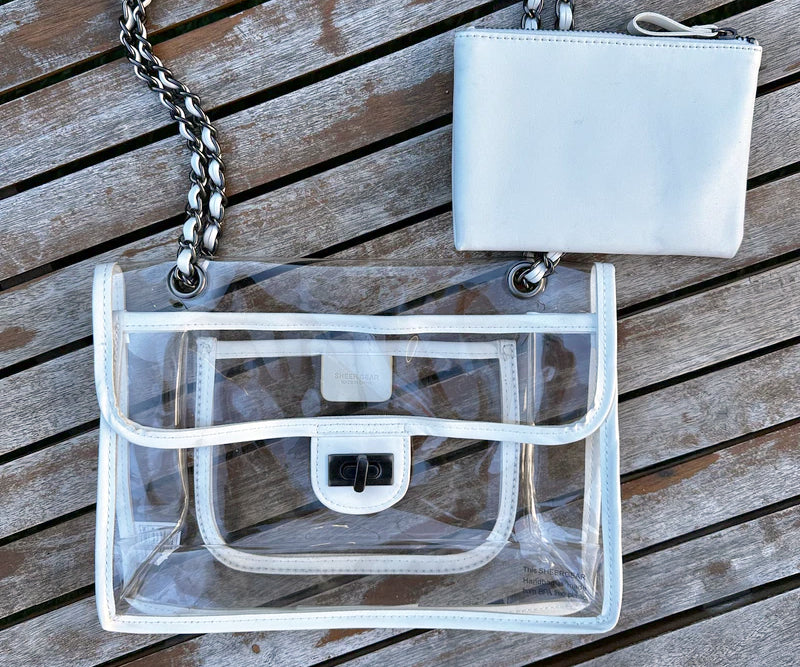 Clear chain shops bag