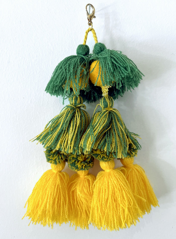 Tassel Kelly Green / Yellow