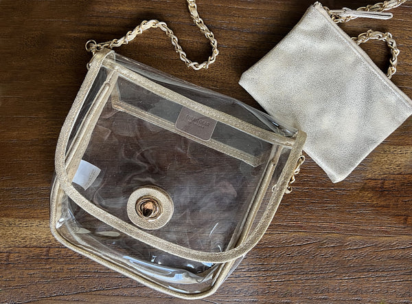 Transparent Purse With Chain