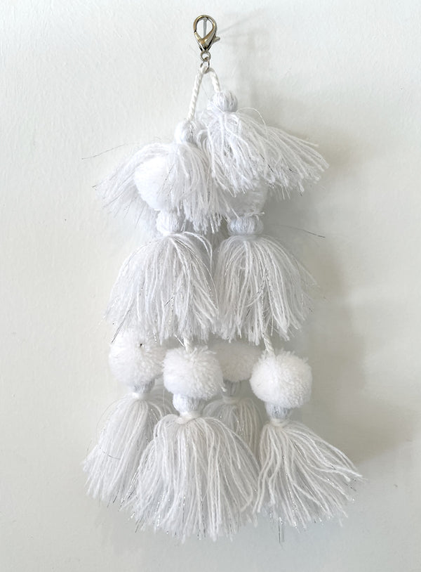 Tassel White / Silver